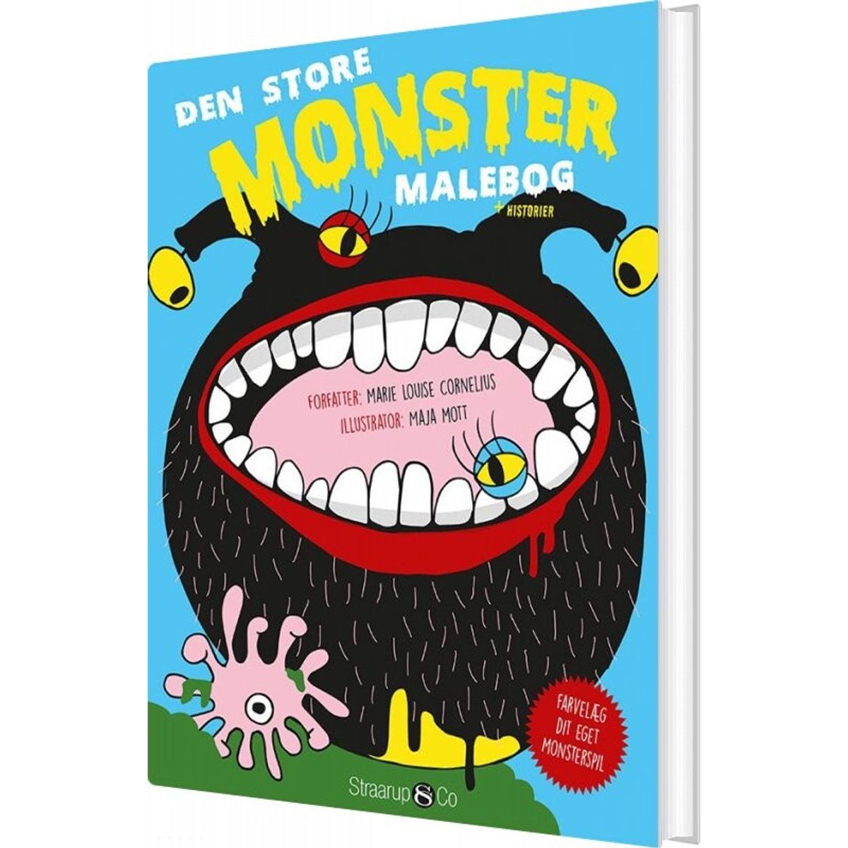 Den Store Monstermalebog - Marie Louise Cornelius - Bog