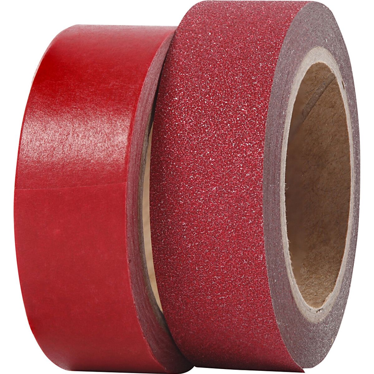 Designtape - B 15 Mm - Rød - 2 Ruller