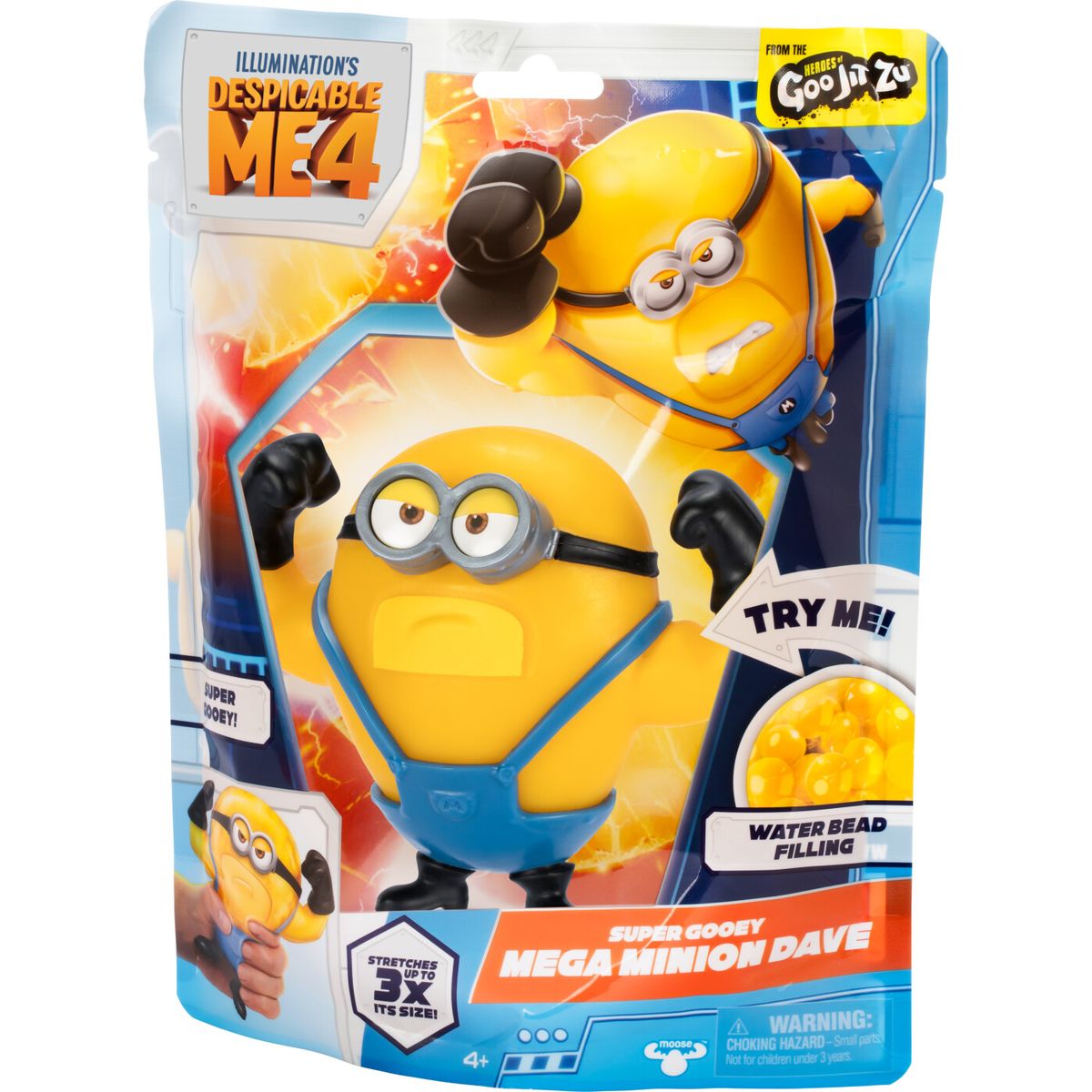 Despicable Me 4 - Go Jit Zu Strækbar Figur - Dave