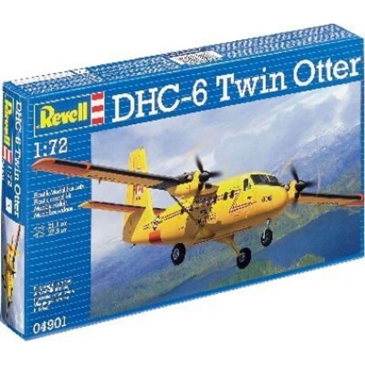 Revell - Dhc-6 Twin Otter Modelfly Byggesæt - 1:72 - 04901