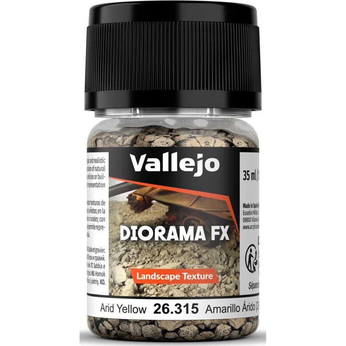 Diorama Fx Arid Yellow 2-5mm, 35ml - 26315 - Vallejo