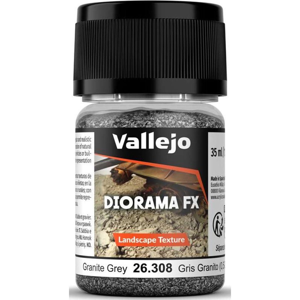 Vallejo - Diorama Fx - Granite Grey - 35 Ml - 26308