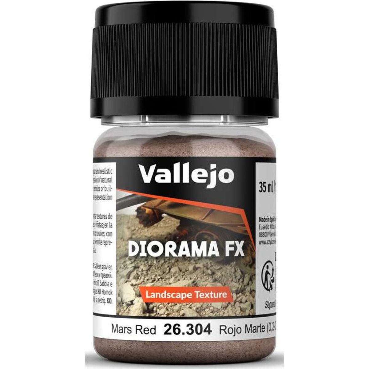 Diorama Fx Mars Red 0,2-0,6mm, 35ml - 26304 - Vallejo