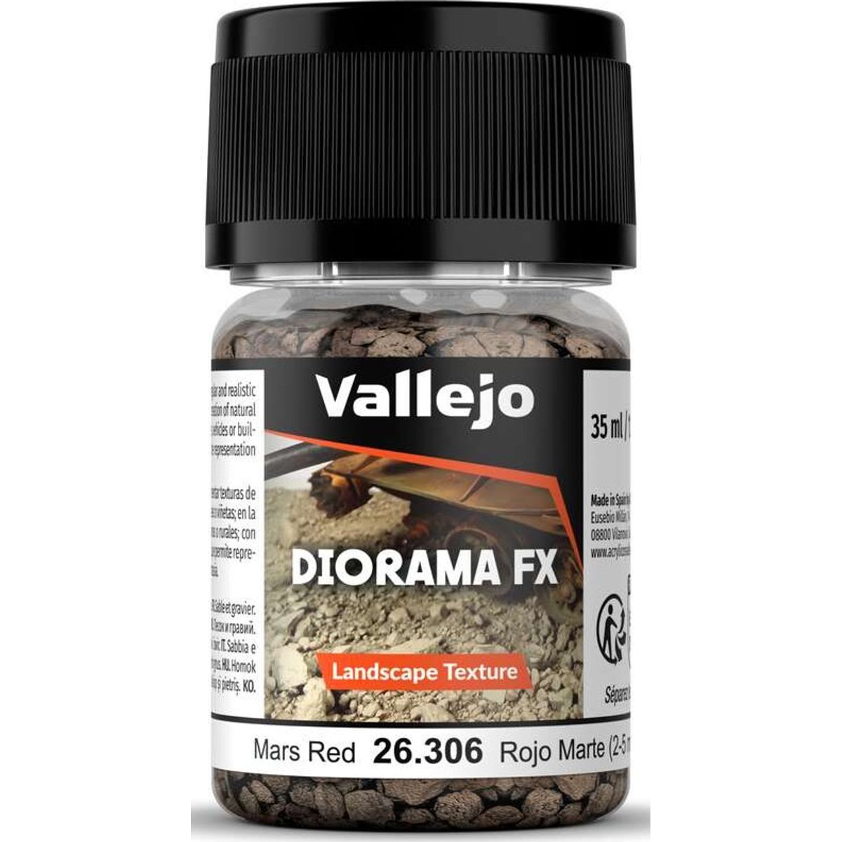 Diorama Fx Mars Red 2-5mm, 35ml - 26306 - Vallejo