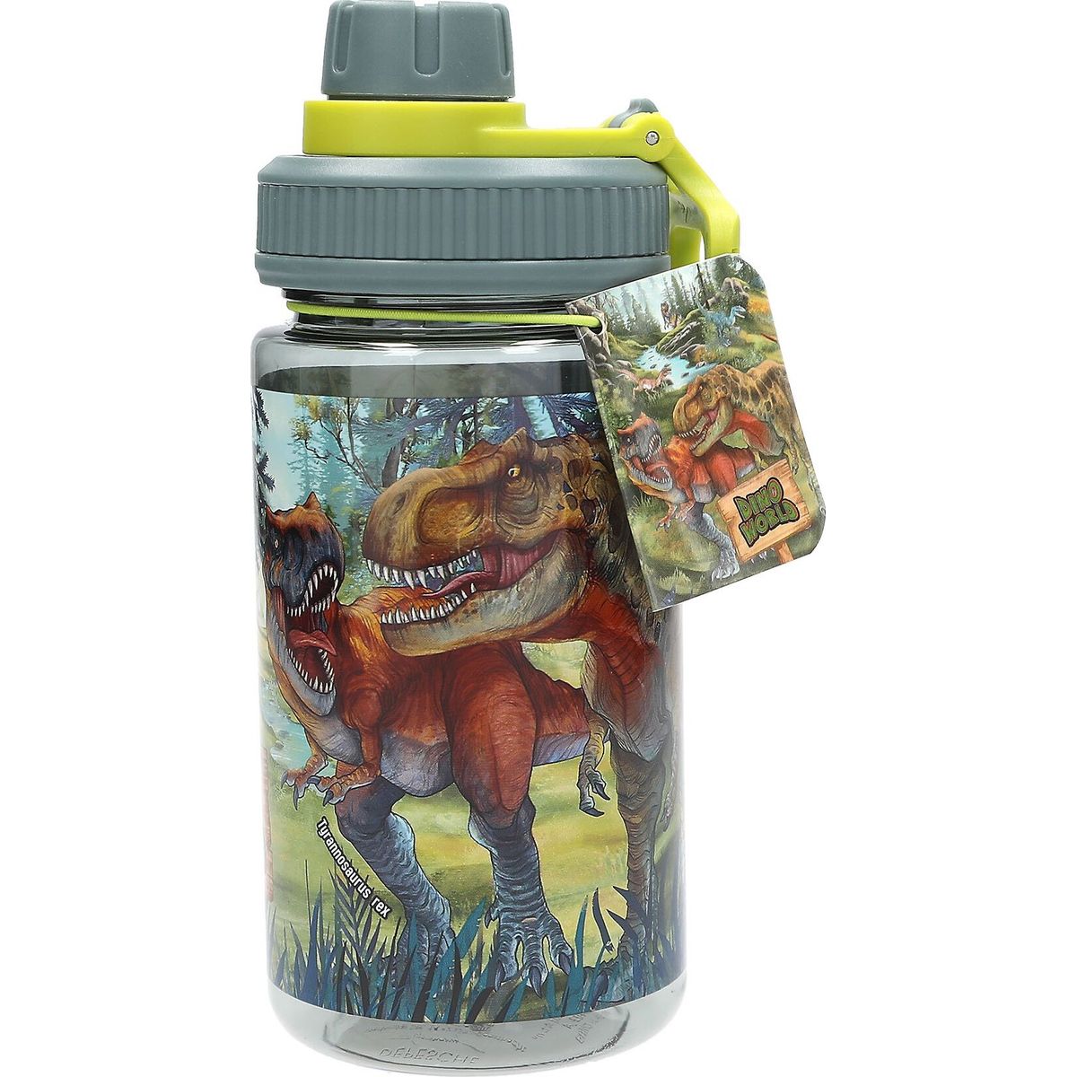 Dino World - Drikkeflaske Bite - Transparent Green - 500 Ml