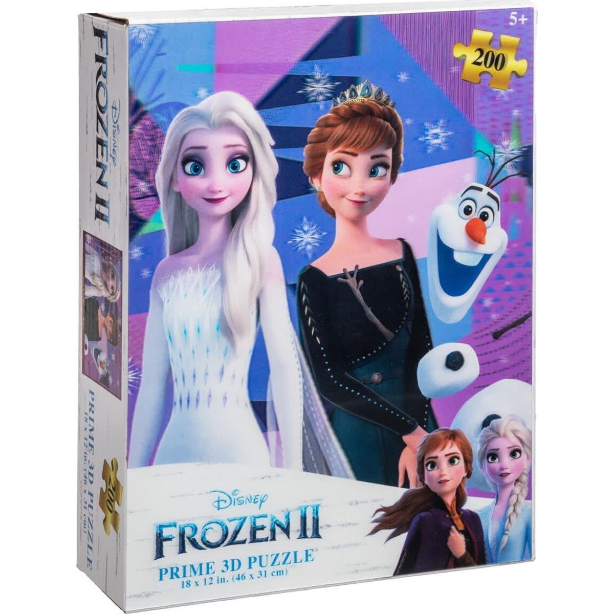 Disney 3d Puslespil - 200 Brikker - Frost