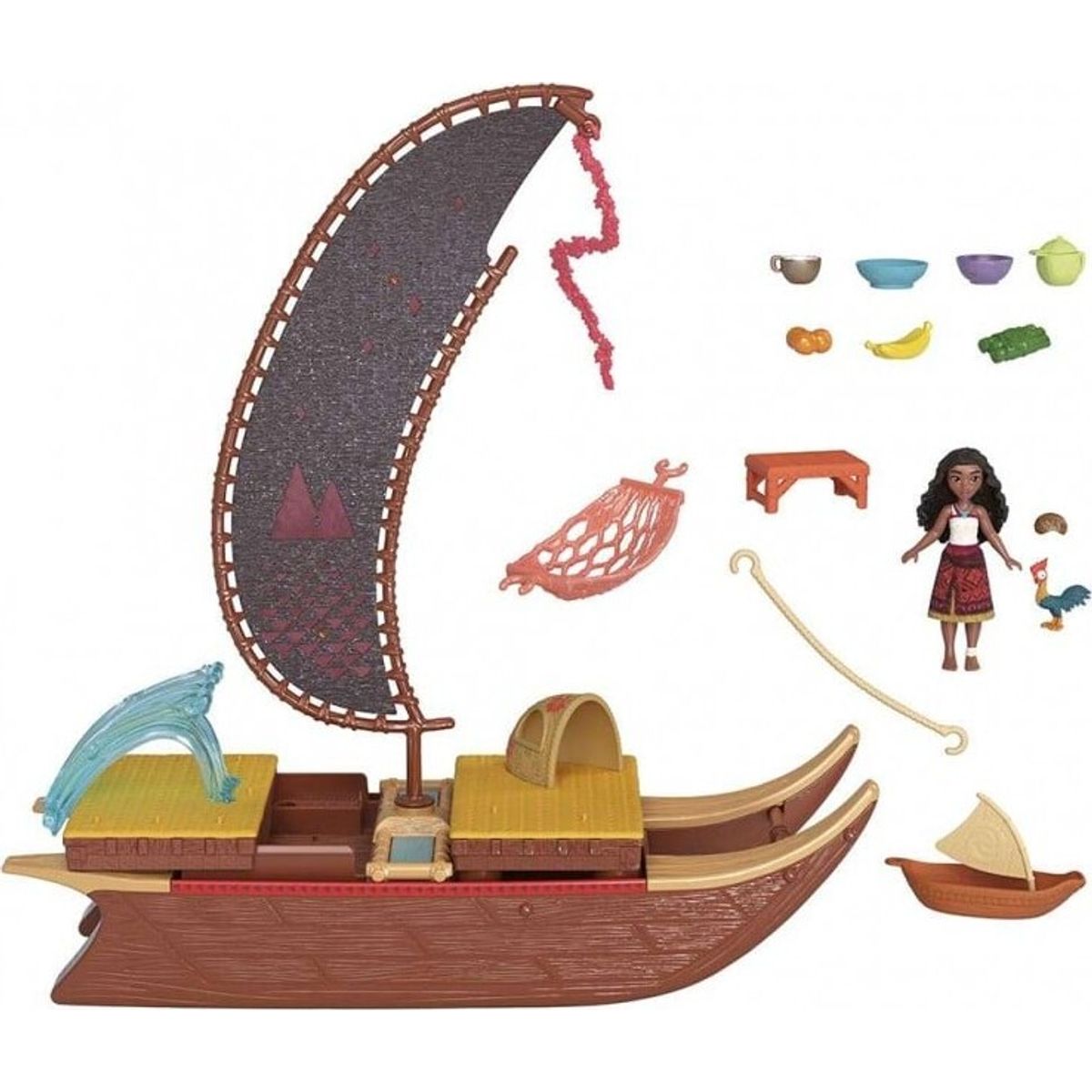 Disney Vaiana 2 - Adventure Canoe With Mini Doll (jbt78)