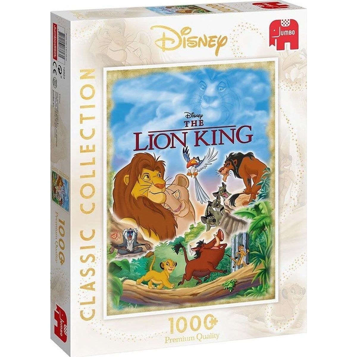 Løvernes Konge Puslespil - 1000 Brikker - Disney