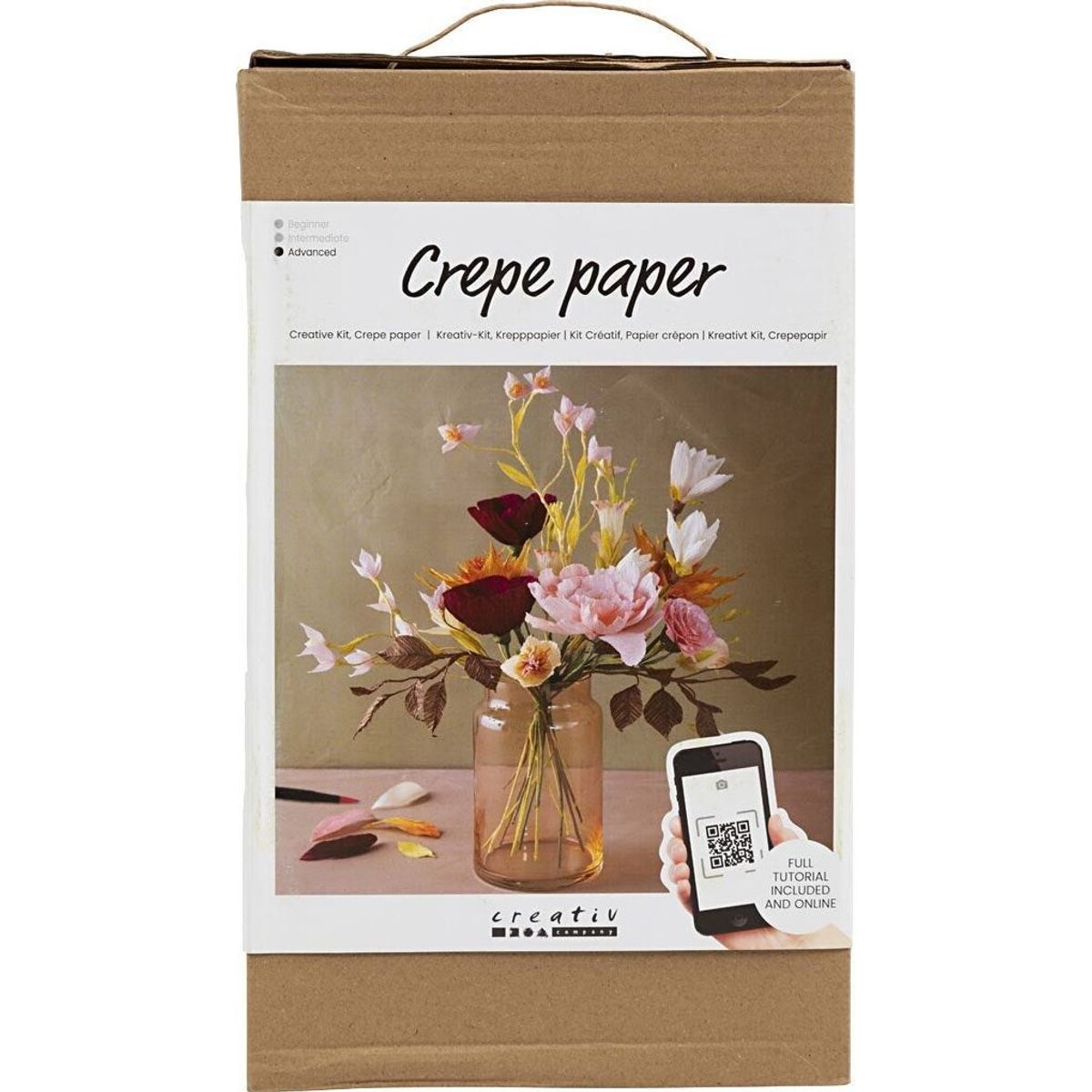 Crepepapir - Blomster Diy Kit - Avanceret