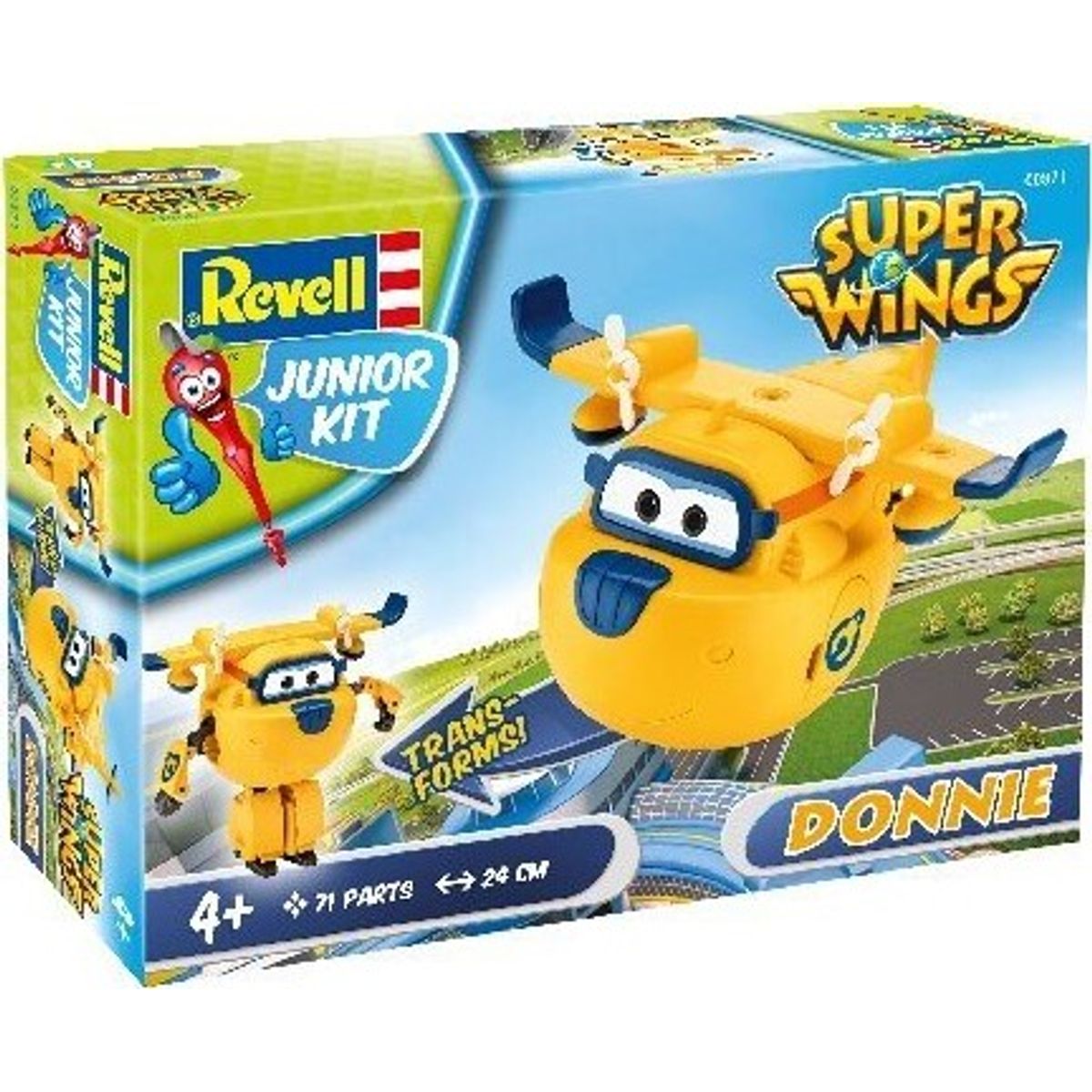 Revell Junior Kit - Super Wings - Donnie - 1:20 - 20 Cm