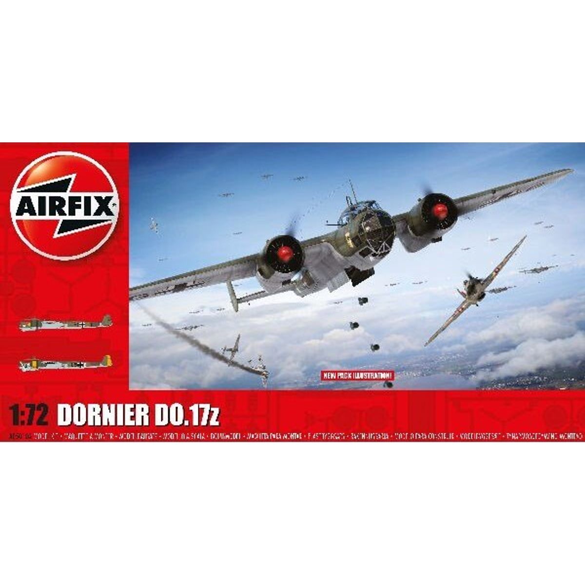 Airfix - Dornier Do.17z Fly Byggesæt - 1:72 - A05010a