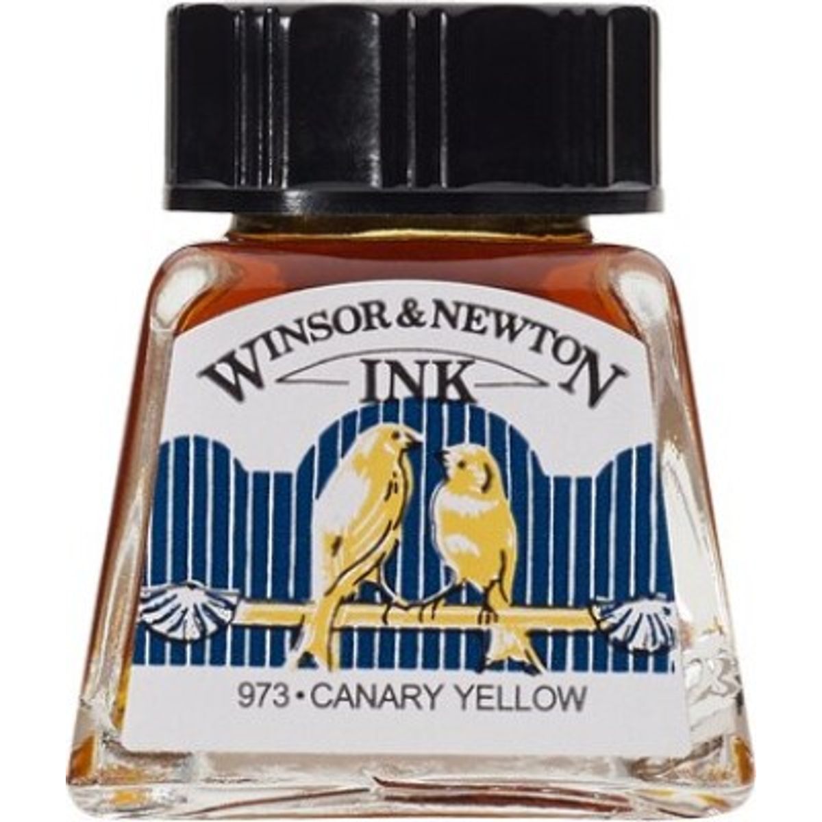 Winsor & Newton - Tegne Blæk - 14 Ml - Canary Gul