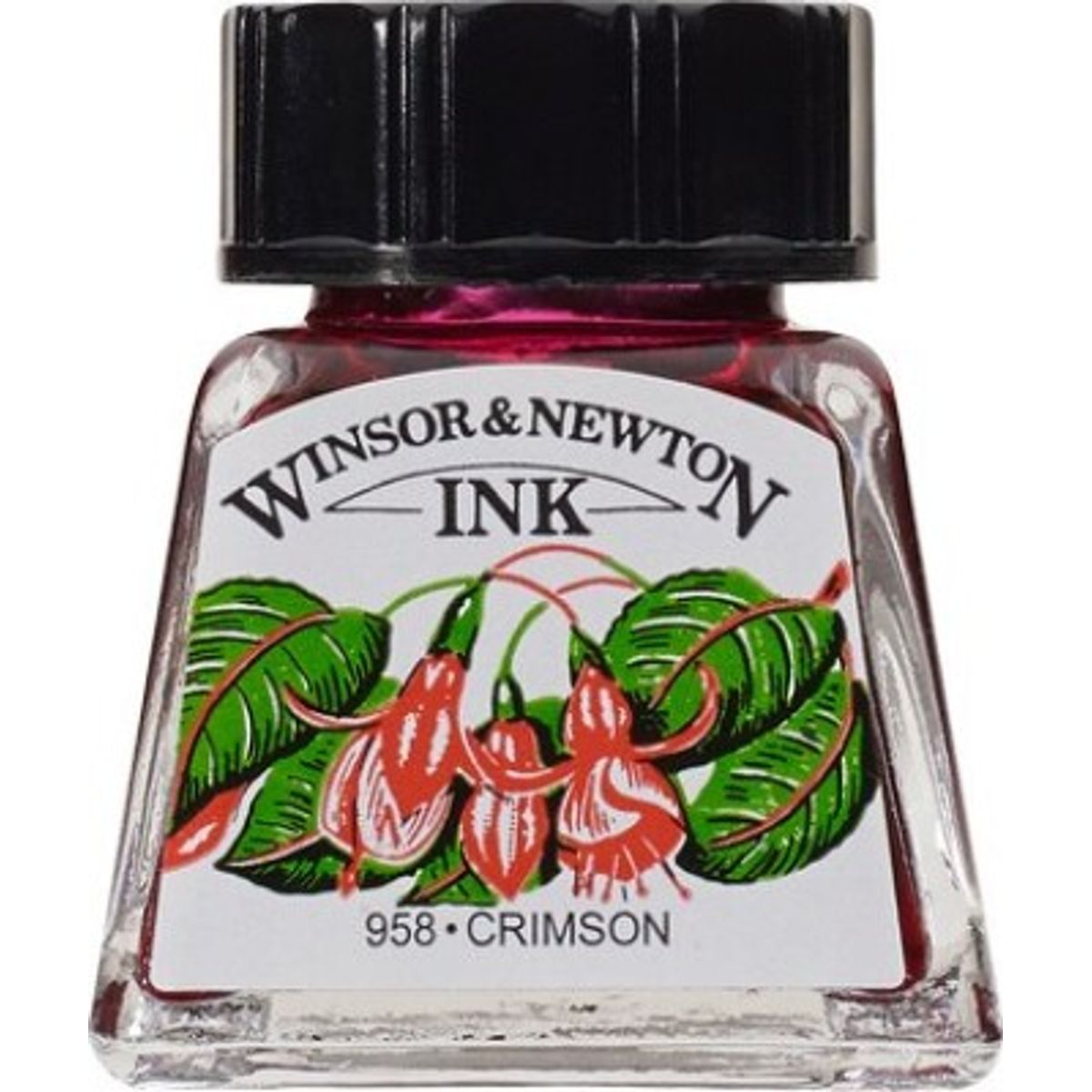 Winsor & Newton - Tegne Blæk - 14 Ml - Crimson Rød