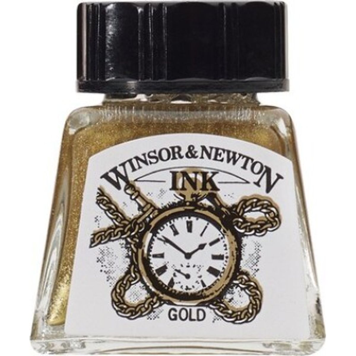 Winsor & Newton - Tegne Blæk - 14 Ml - Guld