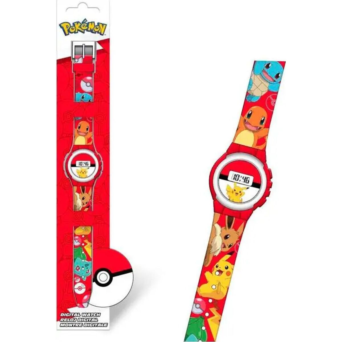 Pokémon - Armbåndsur - Digitalt - Multifarvet