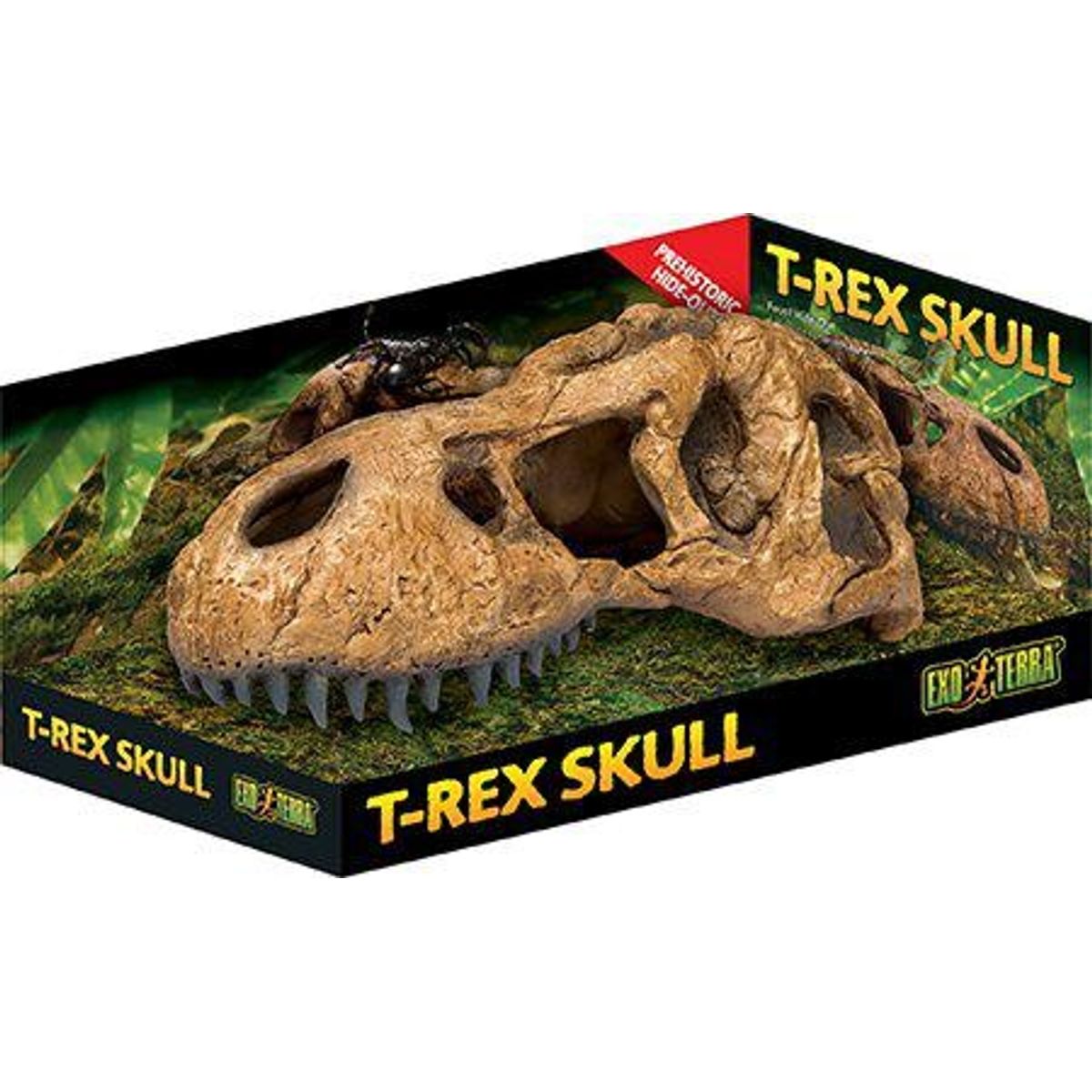 Exoterra - Cave T Rex Skull - Terrarium Skjul Til Krybdyr