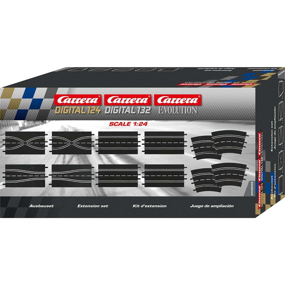 Carrera - Extension Set 3 - 11 Skinner - 1:24 - Analog