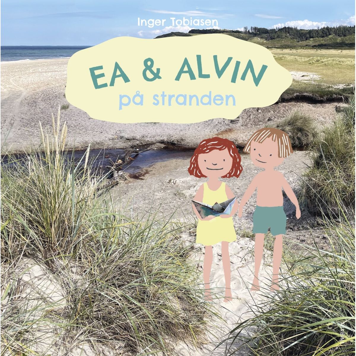 Ea Og Alvin På Stranden - Inger Tobiasen - Bog