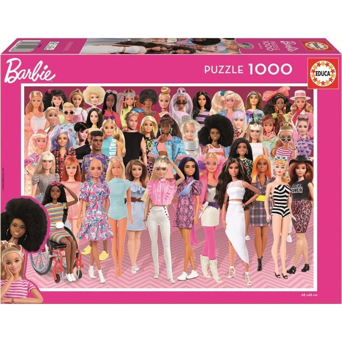 Barbie Puslespil - 1000 Brikker - Educa