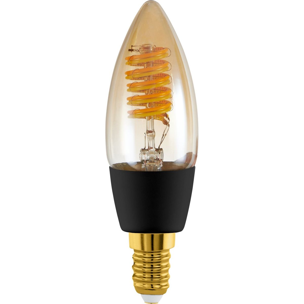 Eglo - E14 Led Pære - Spiral Amber - Dæmp C35 Tw Zigbee Bt