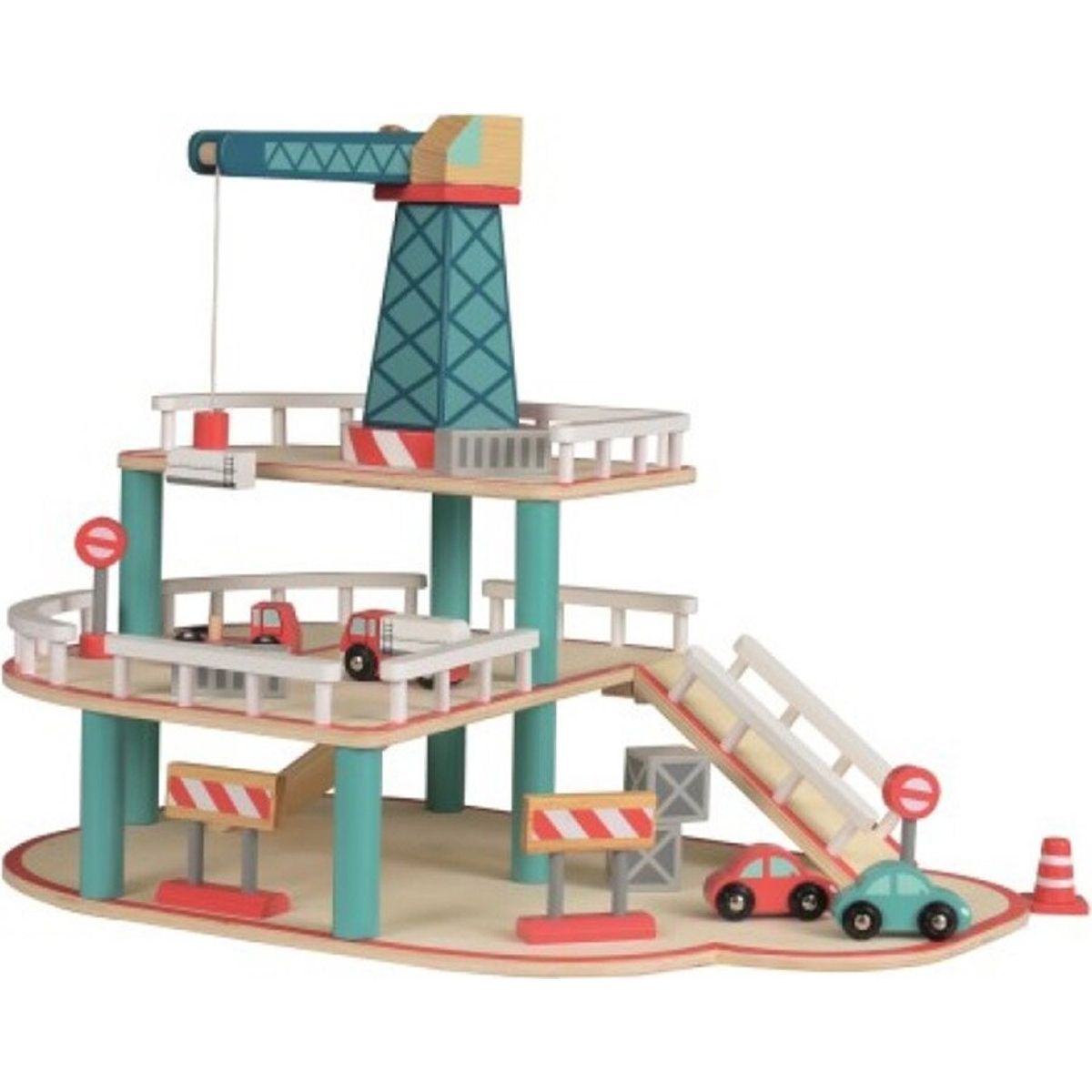 Egmont Toys - Garage Med Kran - (511049)