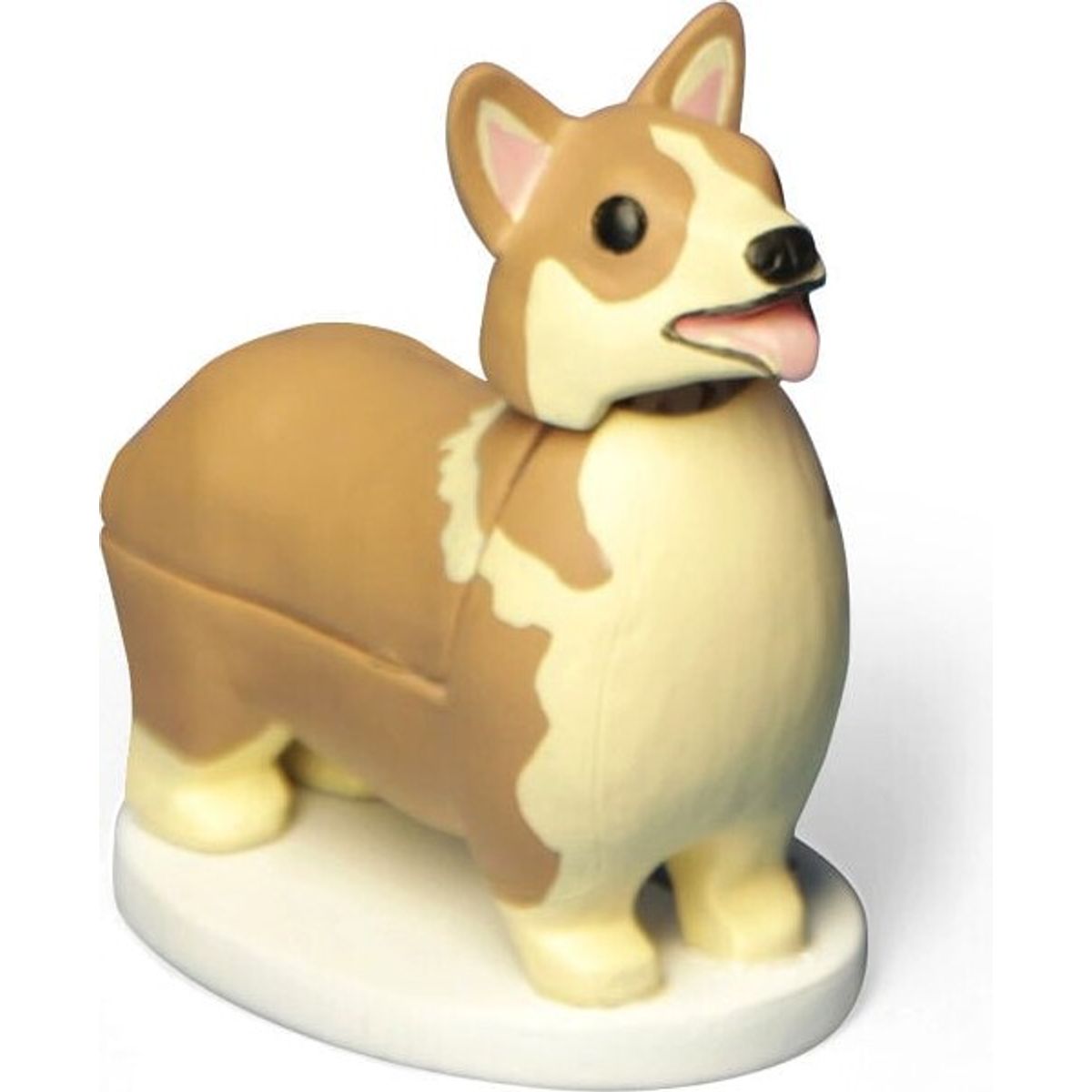 Corgi Hund Solcelle Figur - Kikkerland - 7 Cm