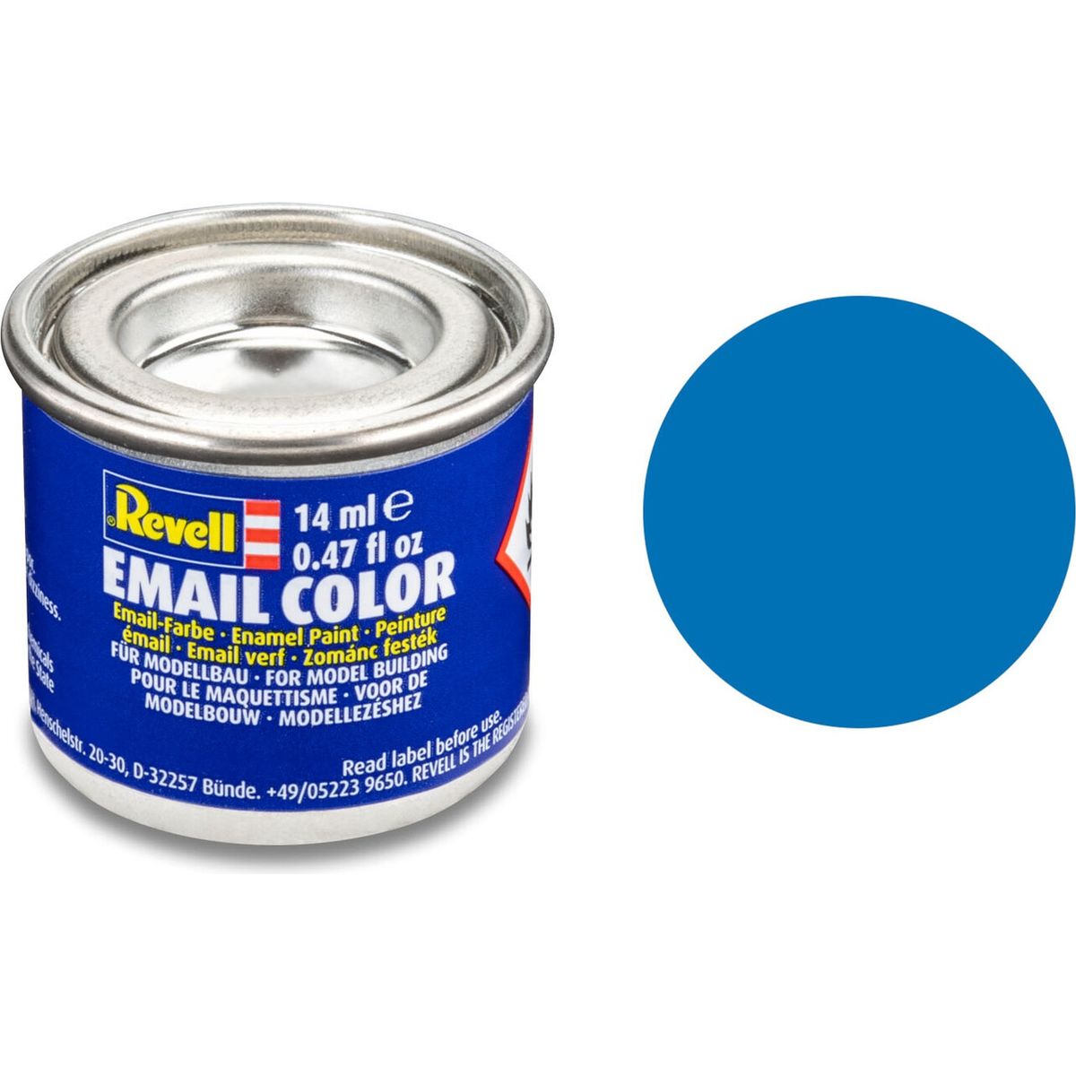 Emalje Maling Til Hobby - Revell - Blue Mat 14 Ml