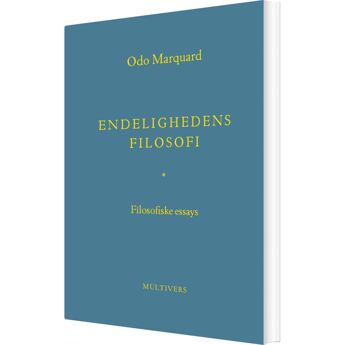 Endelighedens Filosofi - Odo Marquard - Bog