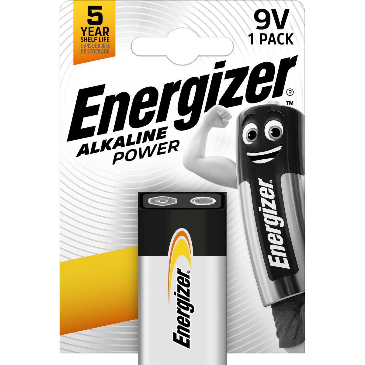 Energizer - Batteri 9v/6lr61 Alkaline Power 1-pak