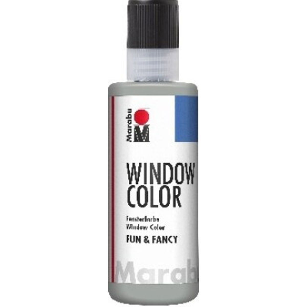 Marabu - Fun & Fancy - Vinduesmaling - 80 Ml - Kontur Sølv