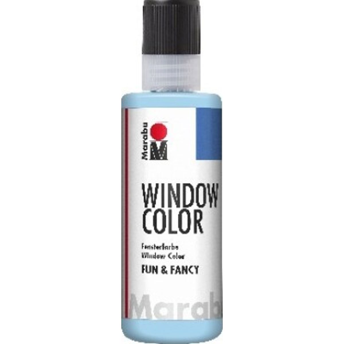 Marabu - Fun & Fancy - Vinduesmaling - 80 Ml - Isblå