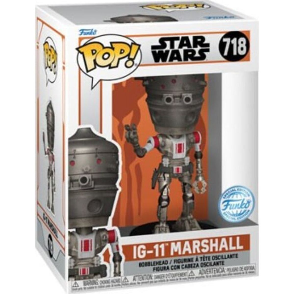 Funko Pop - Star Wars Mandalorian - Ig-11 Marshall Figur - 718