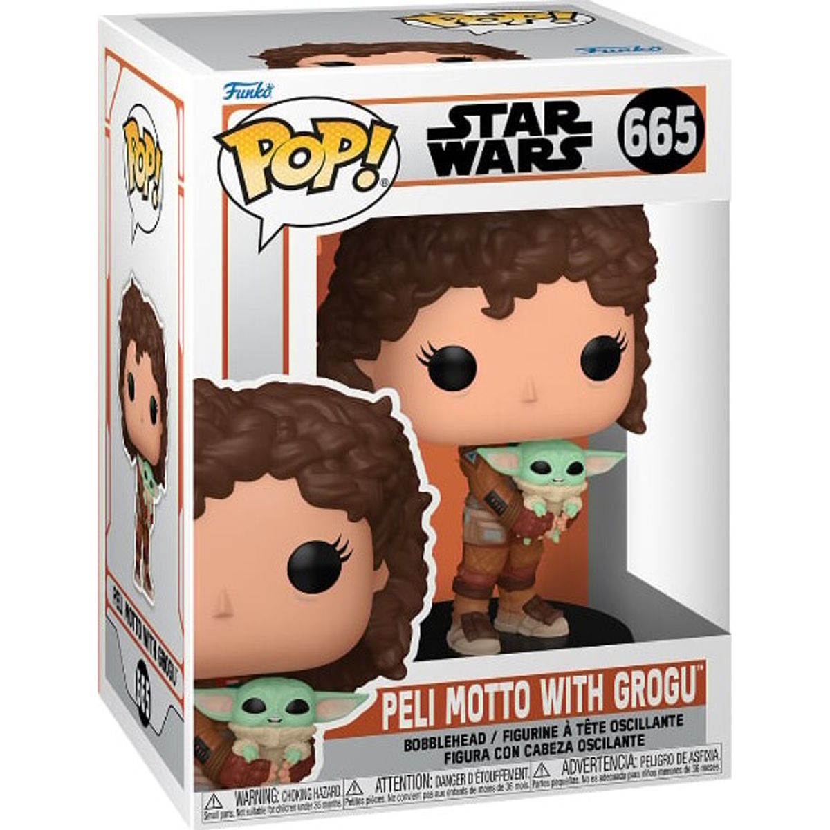 Funko Pop - Star Wars Mandalorian - Peli Motto Med Grogu - 665