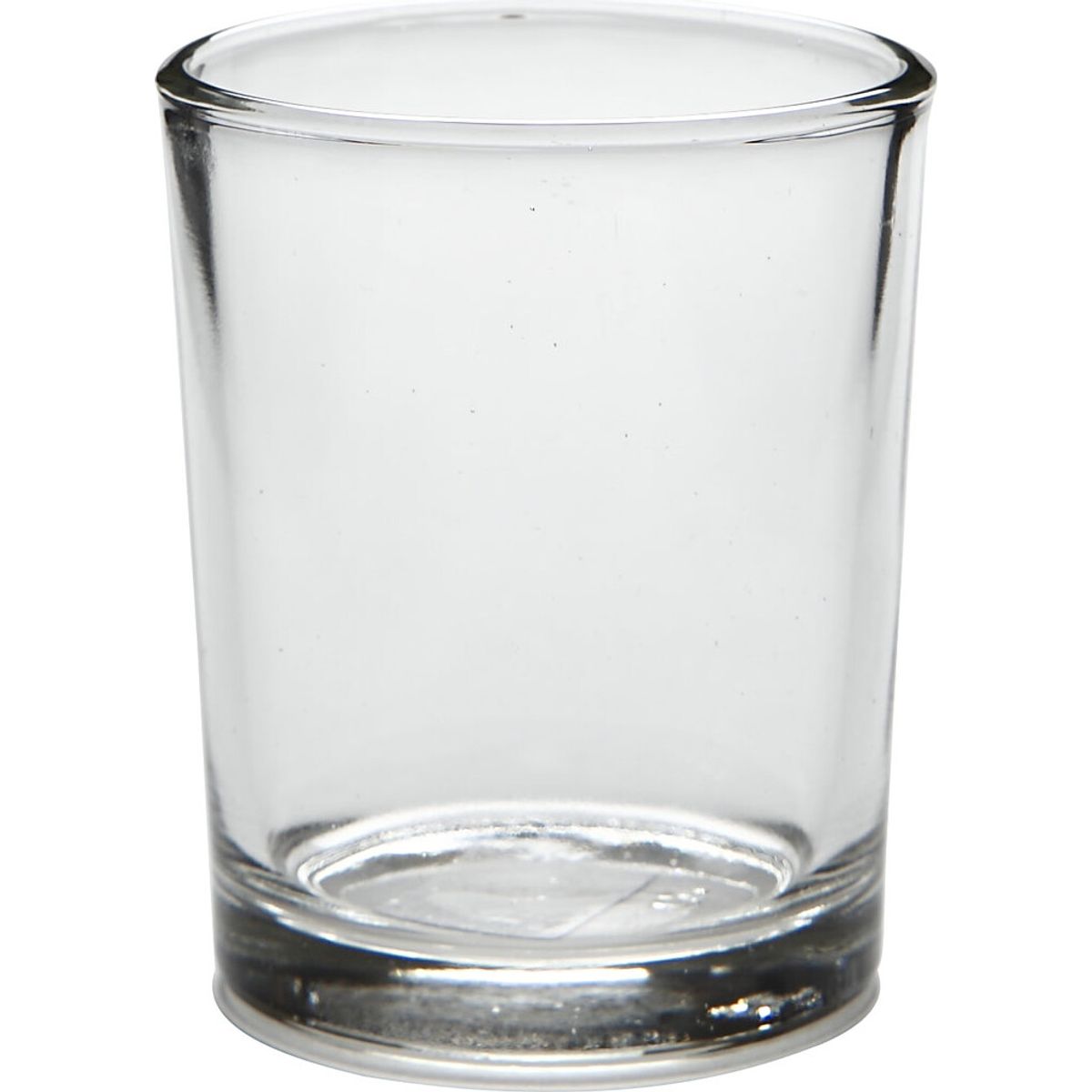 Fyrfadsstager I Glas - H 6,5 Cm - ø 4,5-5,5 Cm - 12 Stk