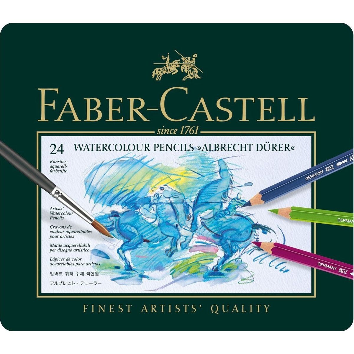 Faber-castell - Akvarel Farveblyanter - Albrecht Dürer - 24 Stk.