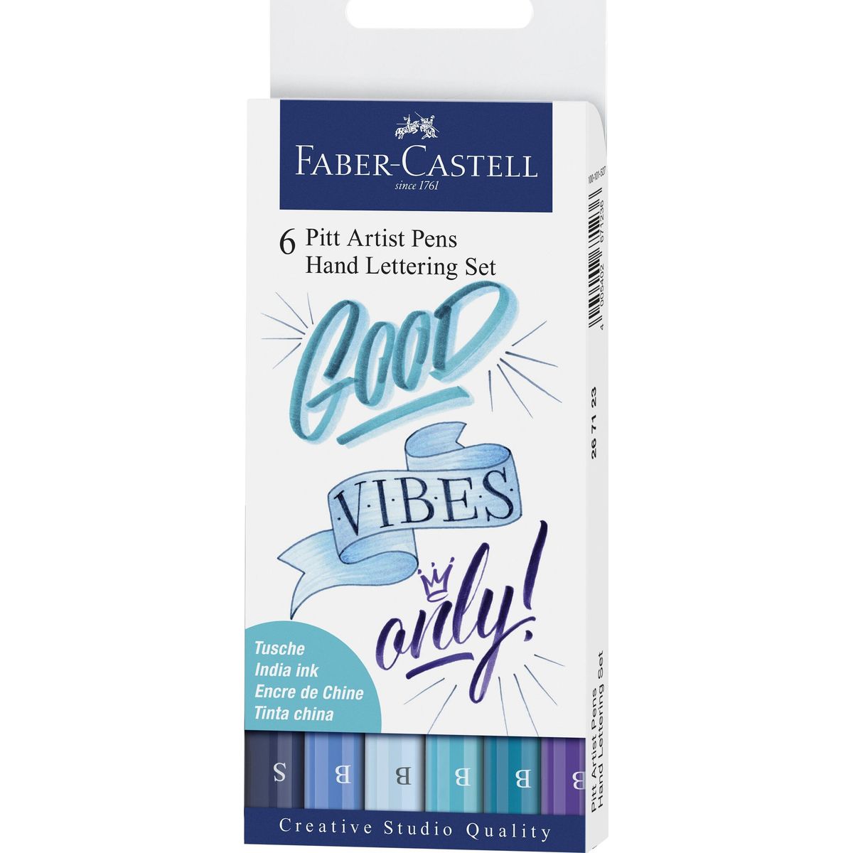 Faber-castell - Pitt Artist Pens Tusser - Hand Lettering Set - 6 Stk