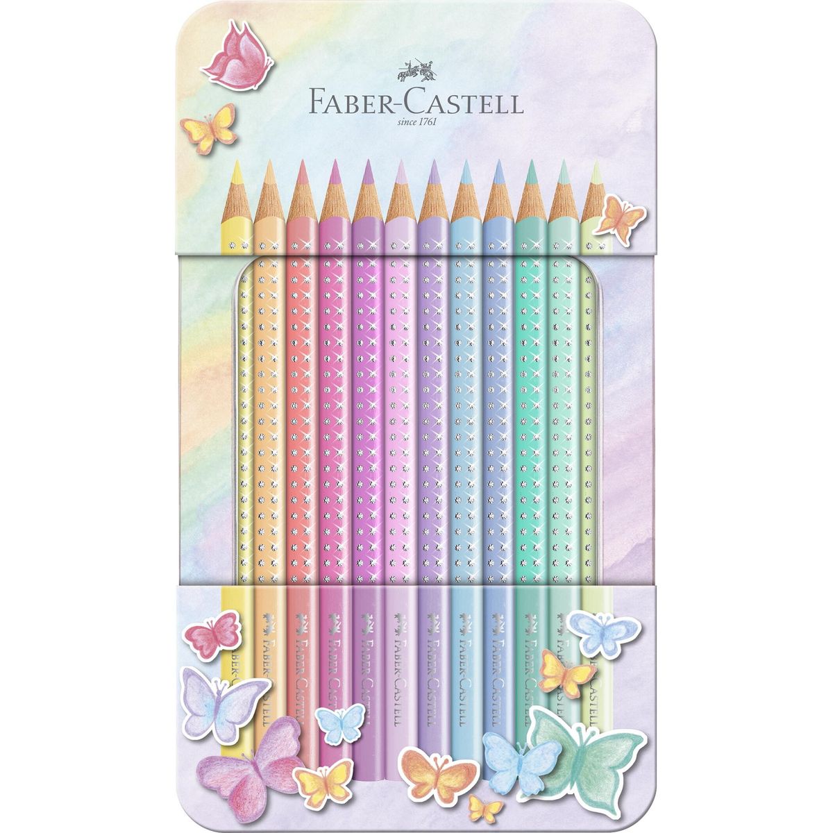 Faber-castell - Pencil Sparkle Tin (12 Pcs) (201910)