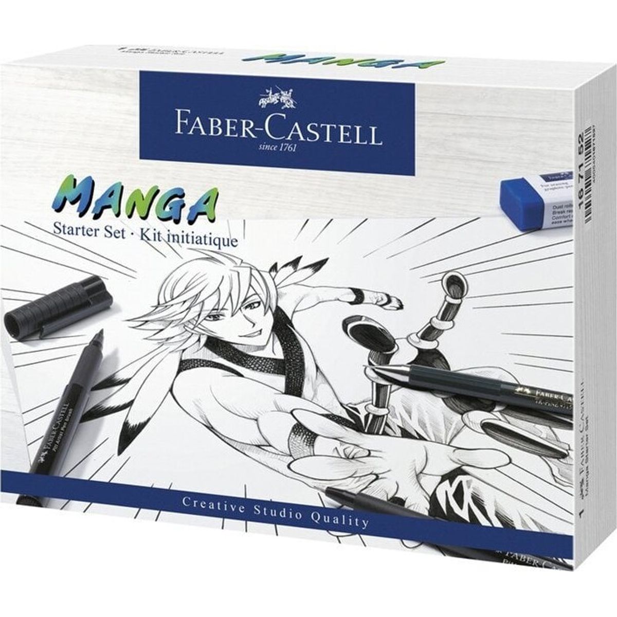 Faber-castell - Pitt Artist Pen India Ink - Manga Starter Sæt