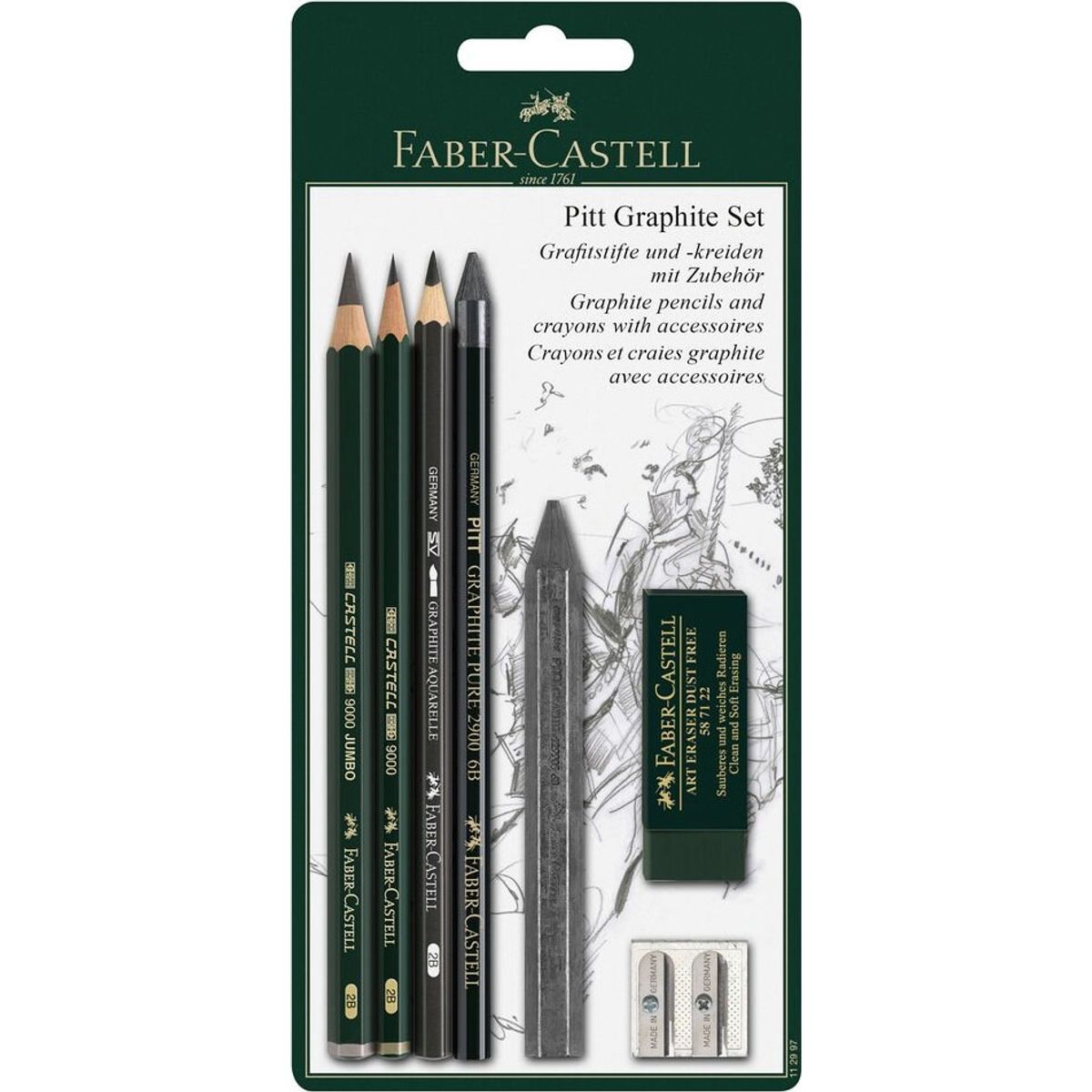 Faber Castell Pitt Graphite / Grafit Blyant Sæt