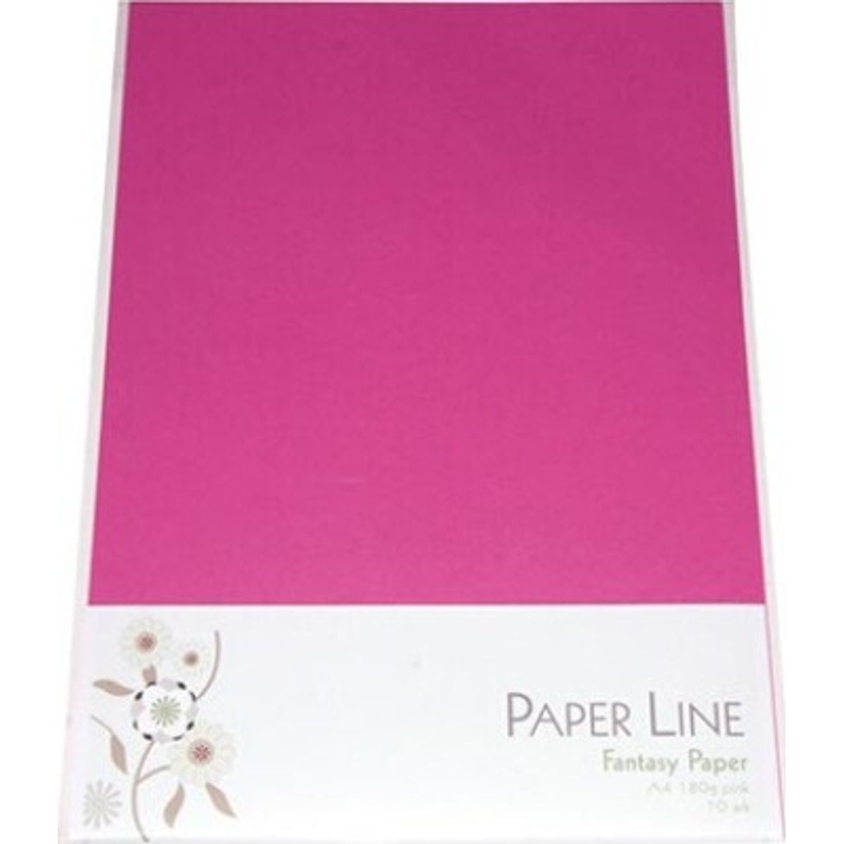 Karton - A4 - Pink - 10 Ark - 180 G - Fantasy Paper - Paper Line