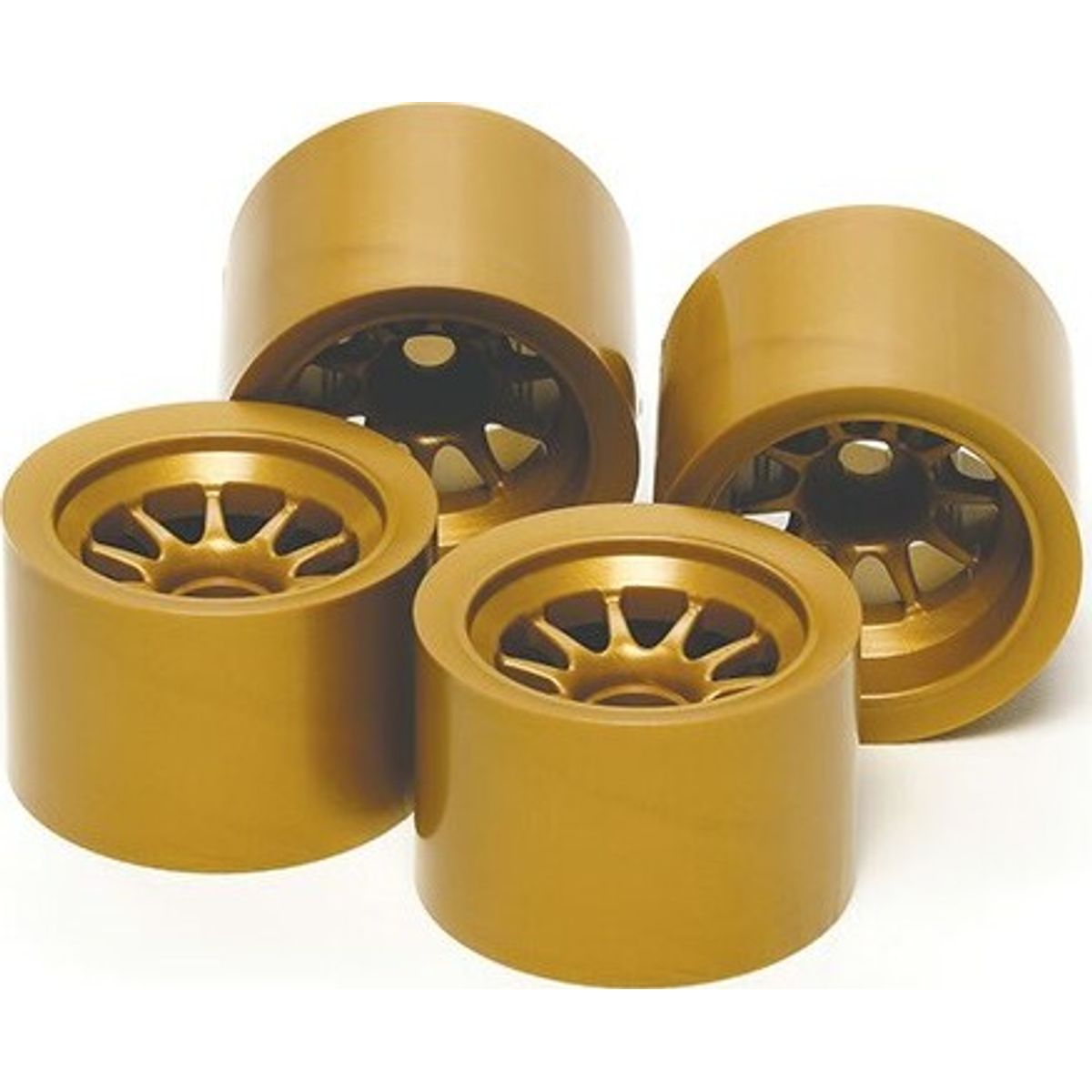 F104 Wheel Set (gold) - 54525 - Tamiya