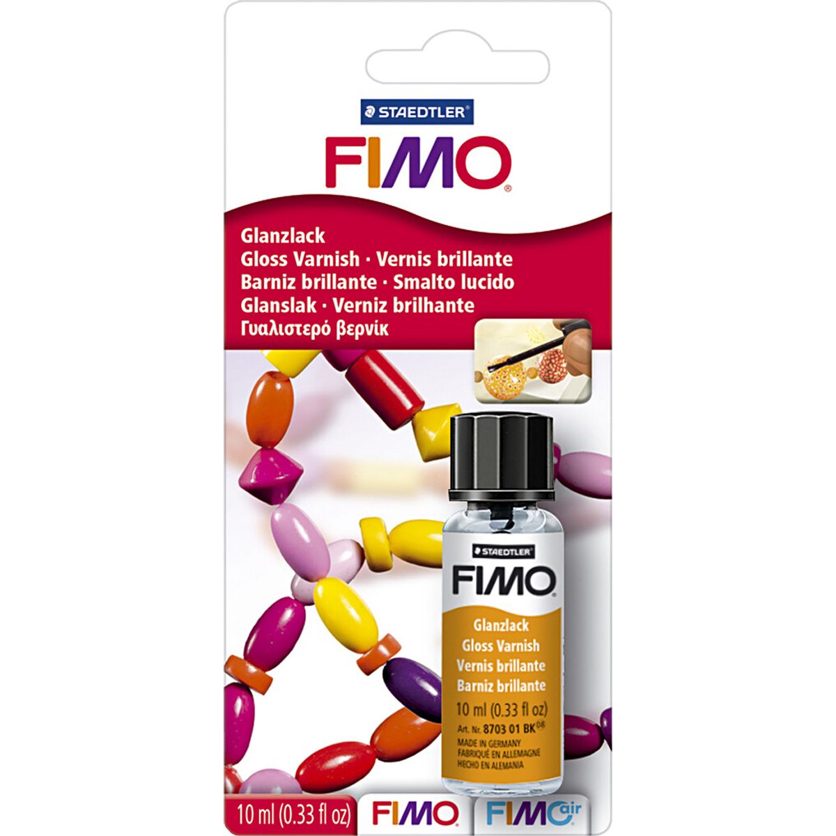 Fimo - Lak - Blank - Gloss Varnish - 10 Ml - Staedtler