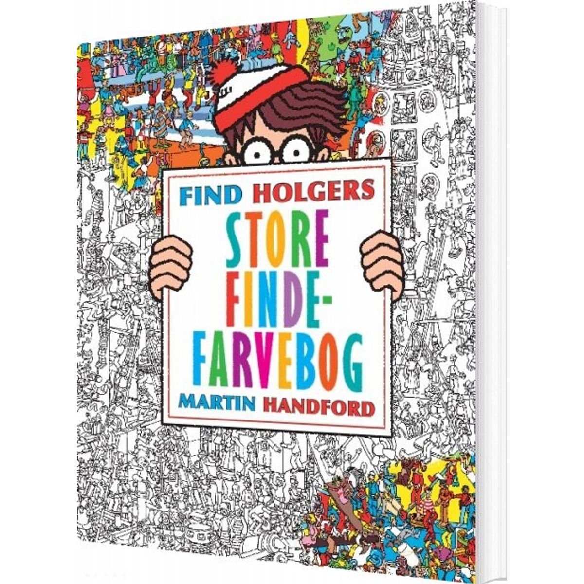 Find Holgers Store Finde-farvebog - Martin Handford - Bog