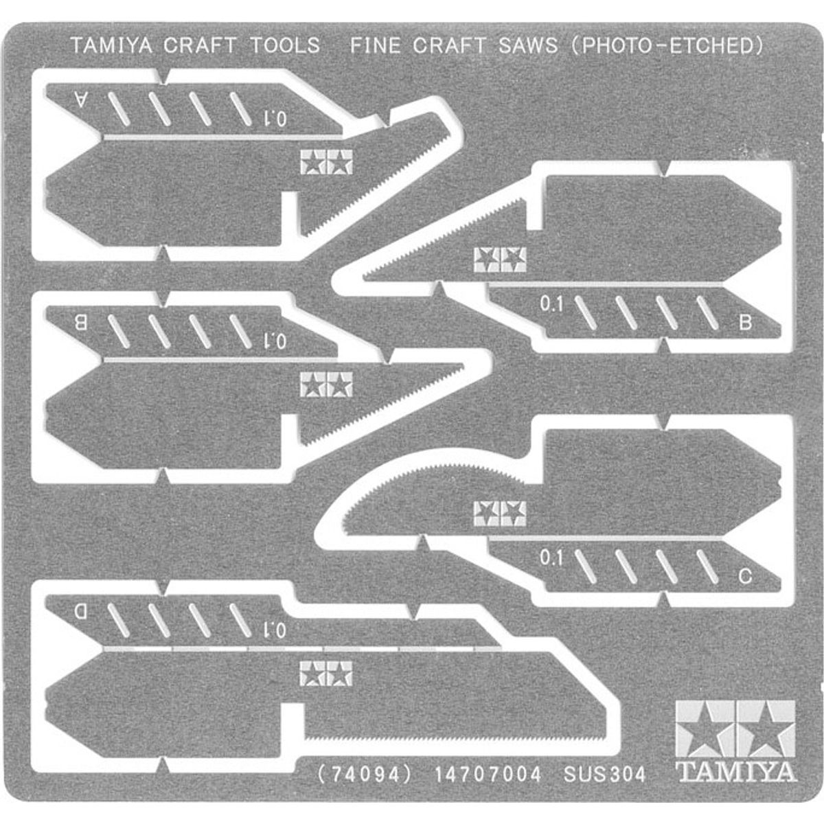 Tamiya - Fine Craft Saws - Photo Etched - 74094