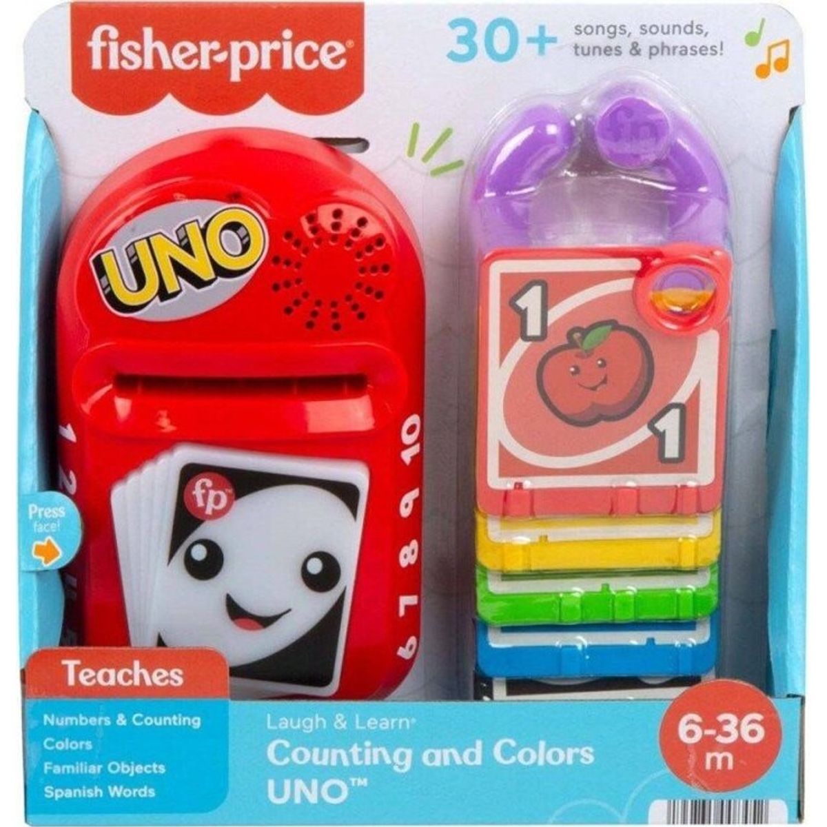 Fisher-price - Uno - Lær Tal Og Farver