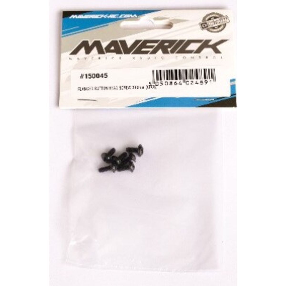 Flanged Button Head Screw 3x8mm (6pcs) - Mv150045 - Maverick Rc