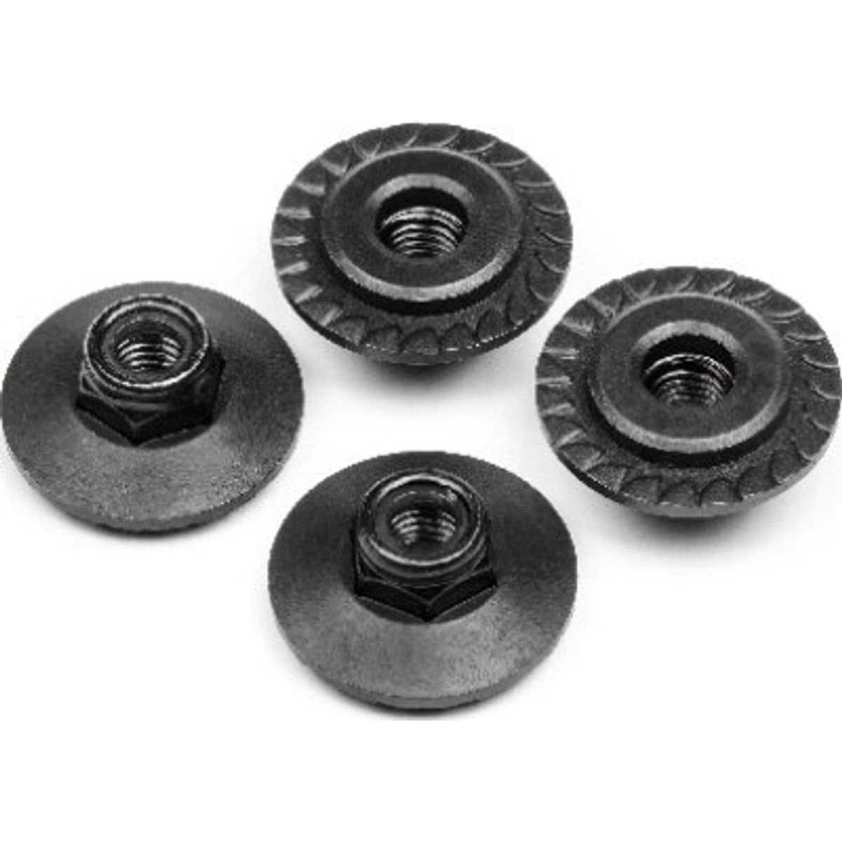 Flanged Lock Nut M5x8mm (4pcs) - Mv29092 - Maverick Rc