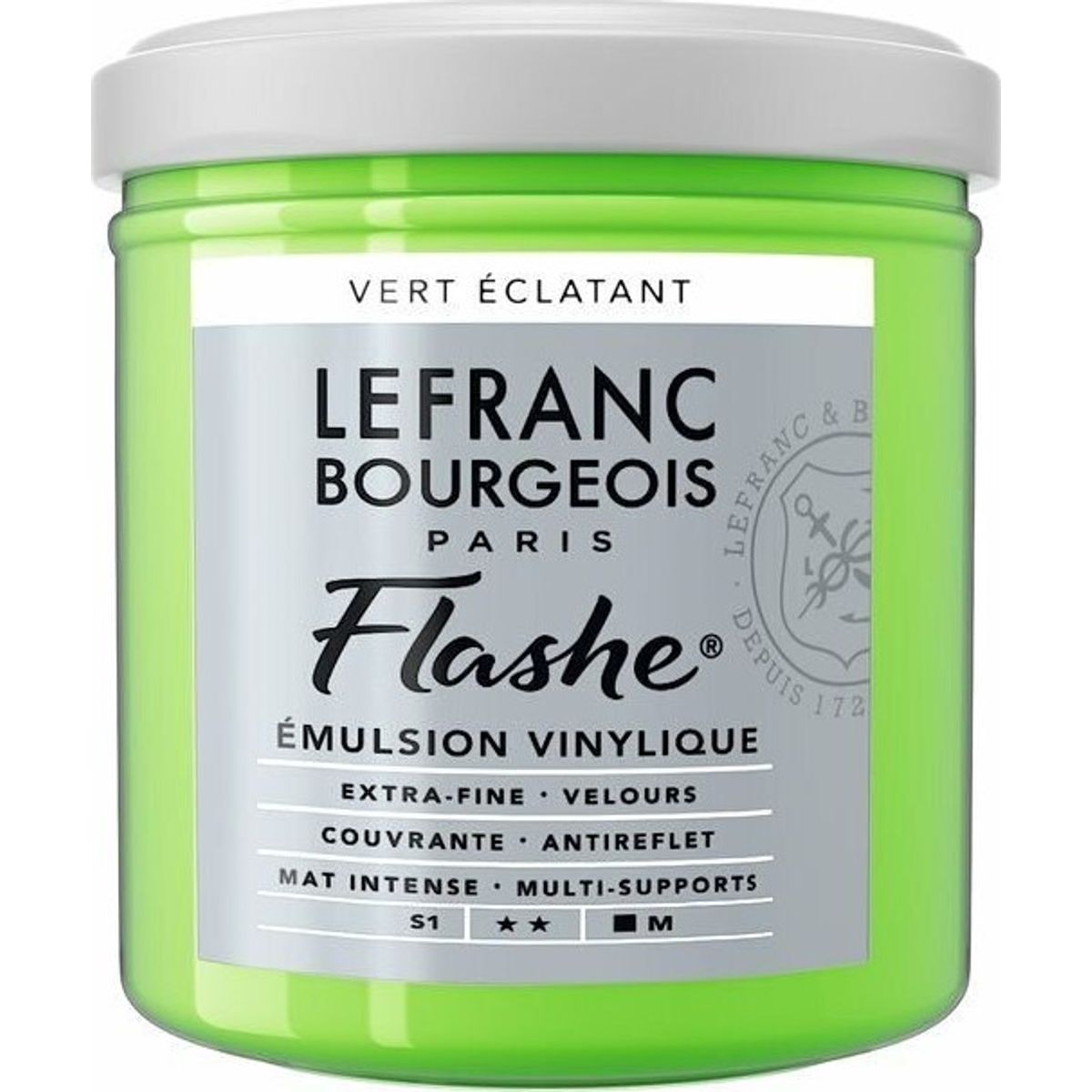 Lefranc & Bourgeois - Flashe Akrylmaling - Bright Green 125 Ml