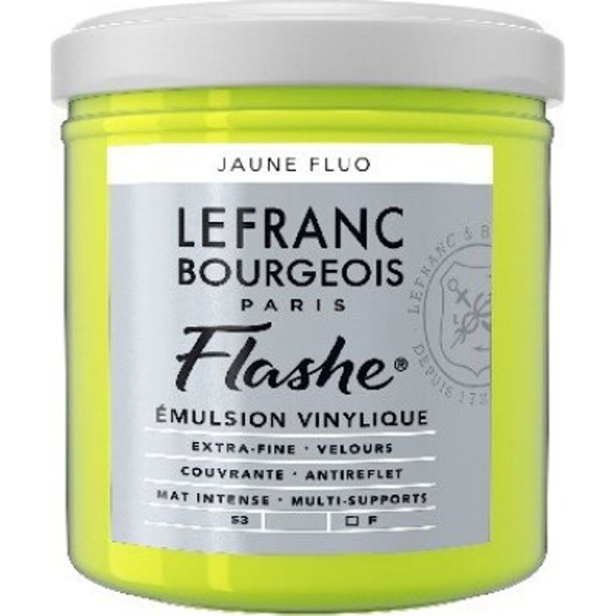 Lefranc & Bourrgeois - Akrylmaling - Fluorecent Yellow 125 Ml