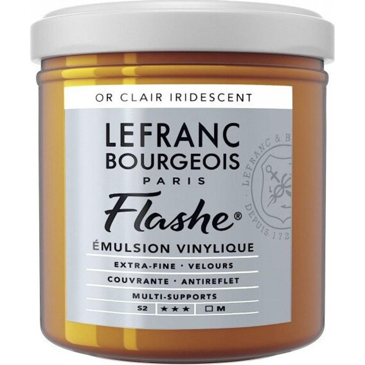 Lefranc & Bourgeois - Flashe Akrylmaling - Light Gold Iridescent 125 Ml